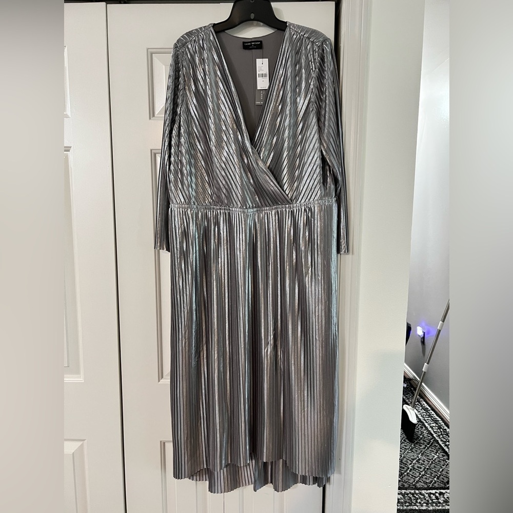 Lane Bryant New silver plated dress